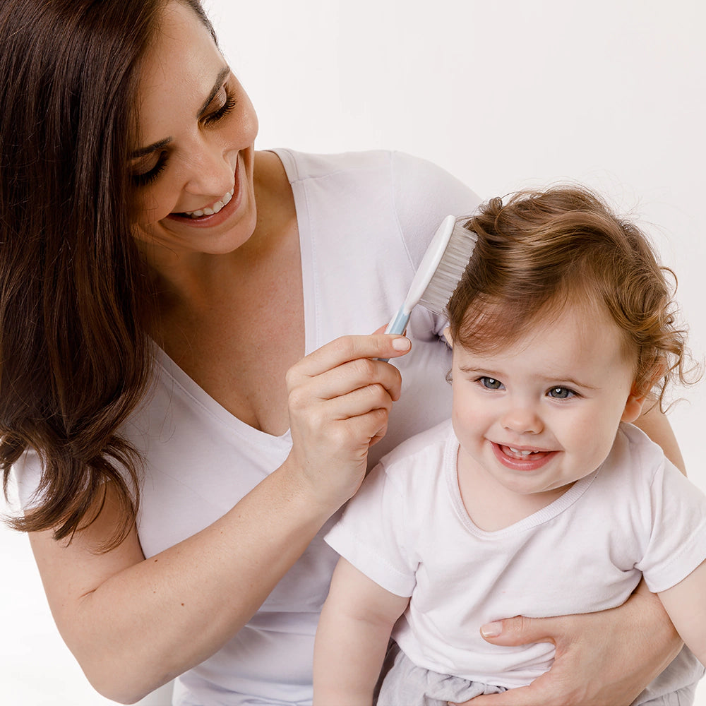 Kit Cuidado Escova e Pente Bebê Rosa - Buba