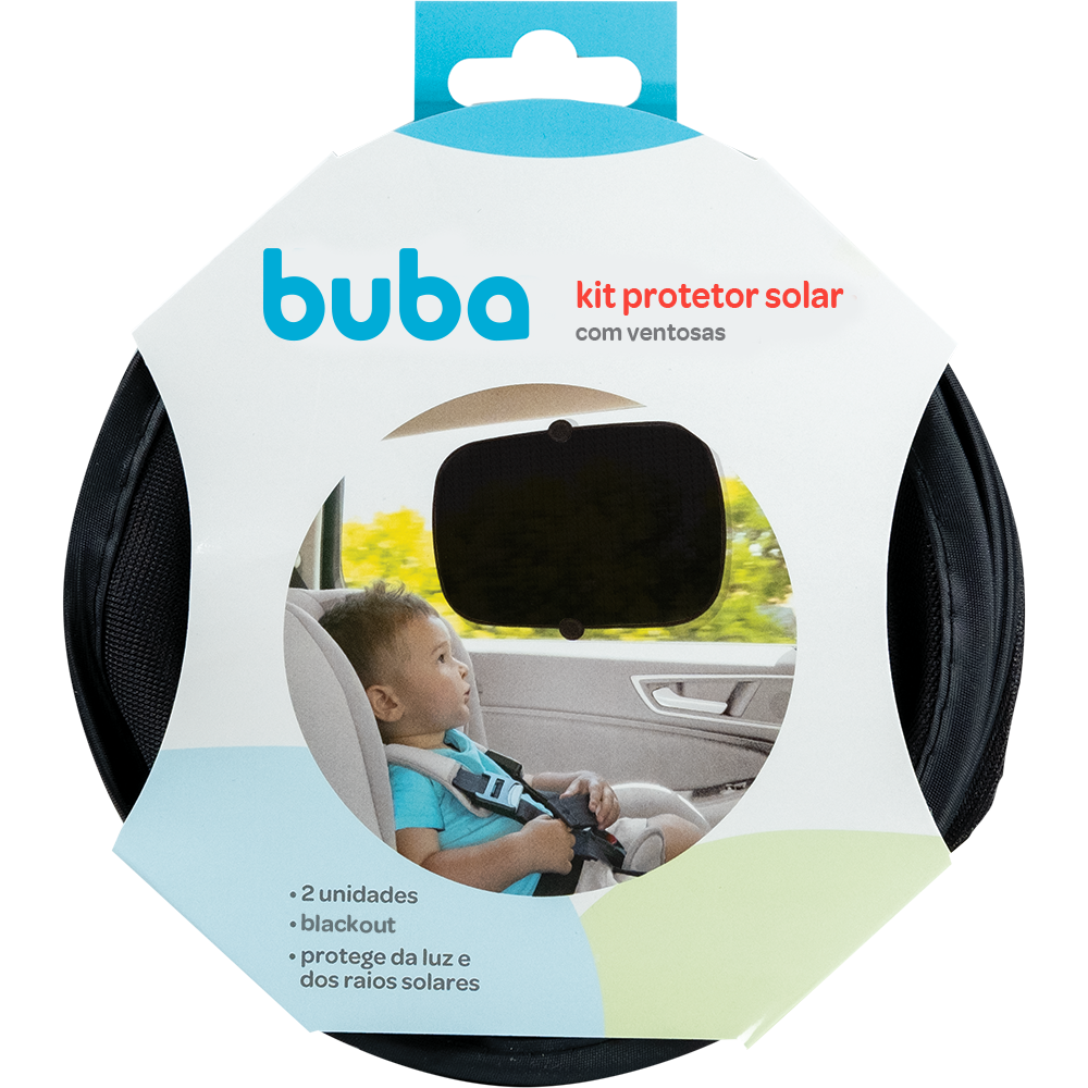 Capa Protetora Solar Blackout Com Ventosa - Buba