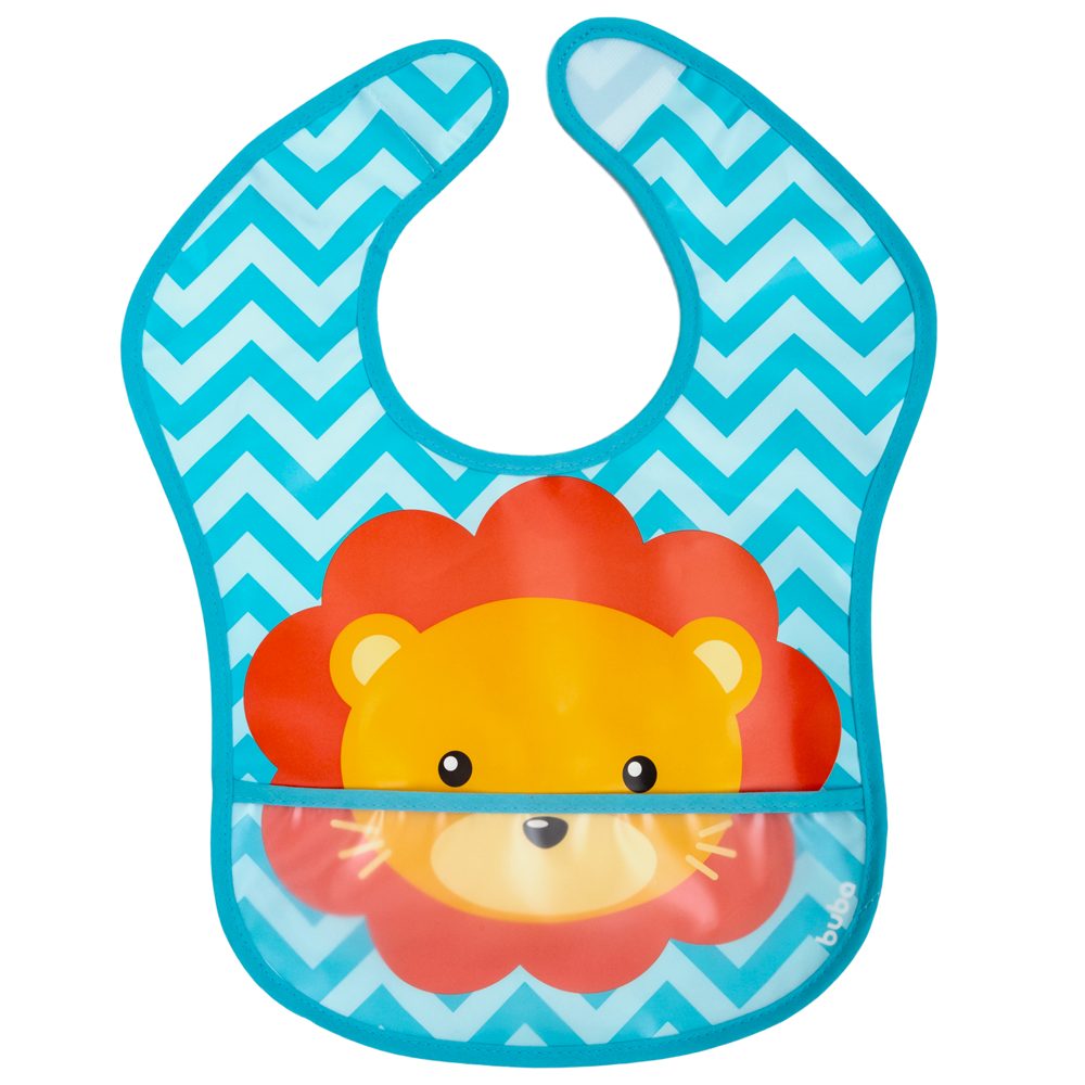 Babador Animal Fun Com Pega Migalhas Buba - Leão