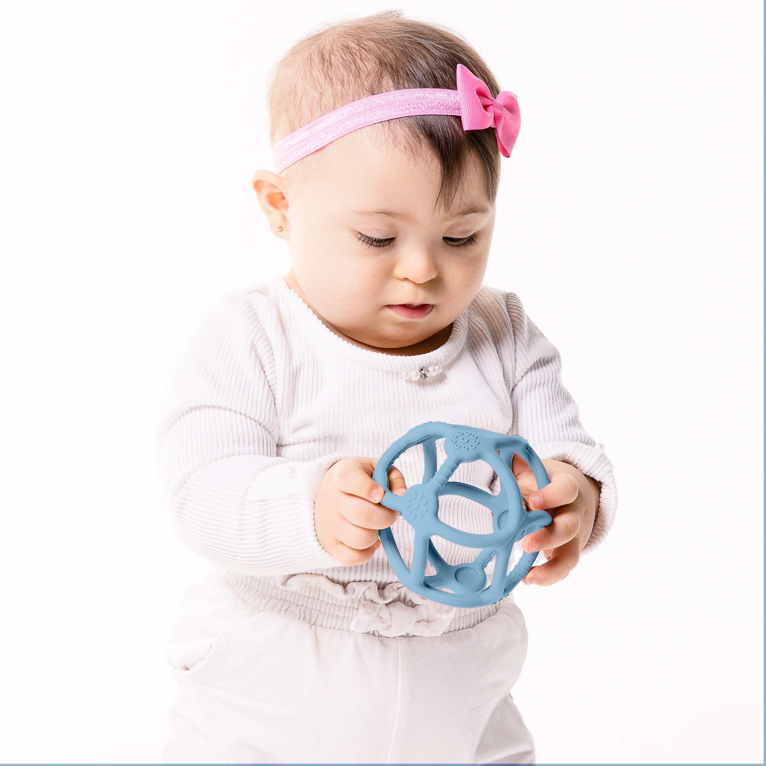 Mordedor Bola em Silicone (4M+) Azul - Buba