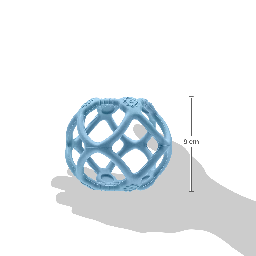 Mordedor Bola em Silicone (4M+) Azul - Buba