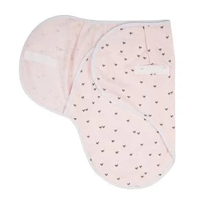 Cueiro Swaddle Ajustável Coração 100% Algodão