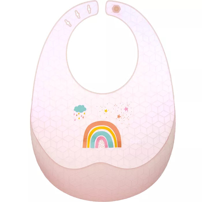 Babador de Silicone com Estojo Arco-Íris Buba