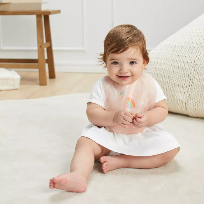 Babador de Silicone com Estojo Arco-Íris Buba