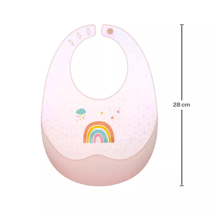Babador de Silicone com Estojo Arco-Íris Buba