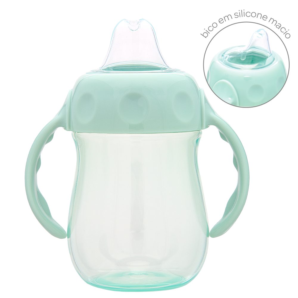 Copo de Treinamento com Alça 160ml - Verde