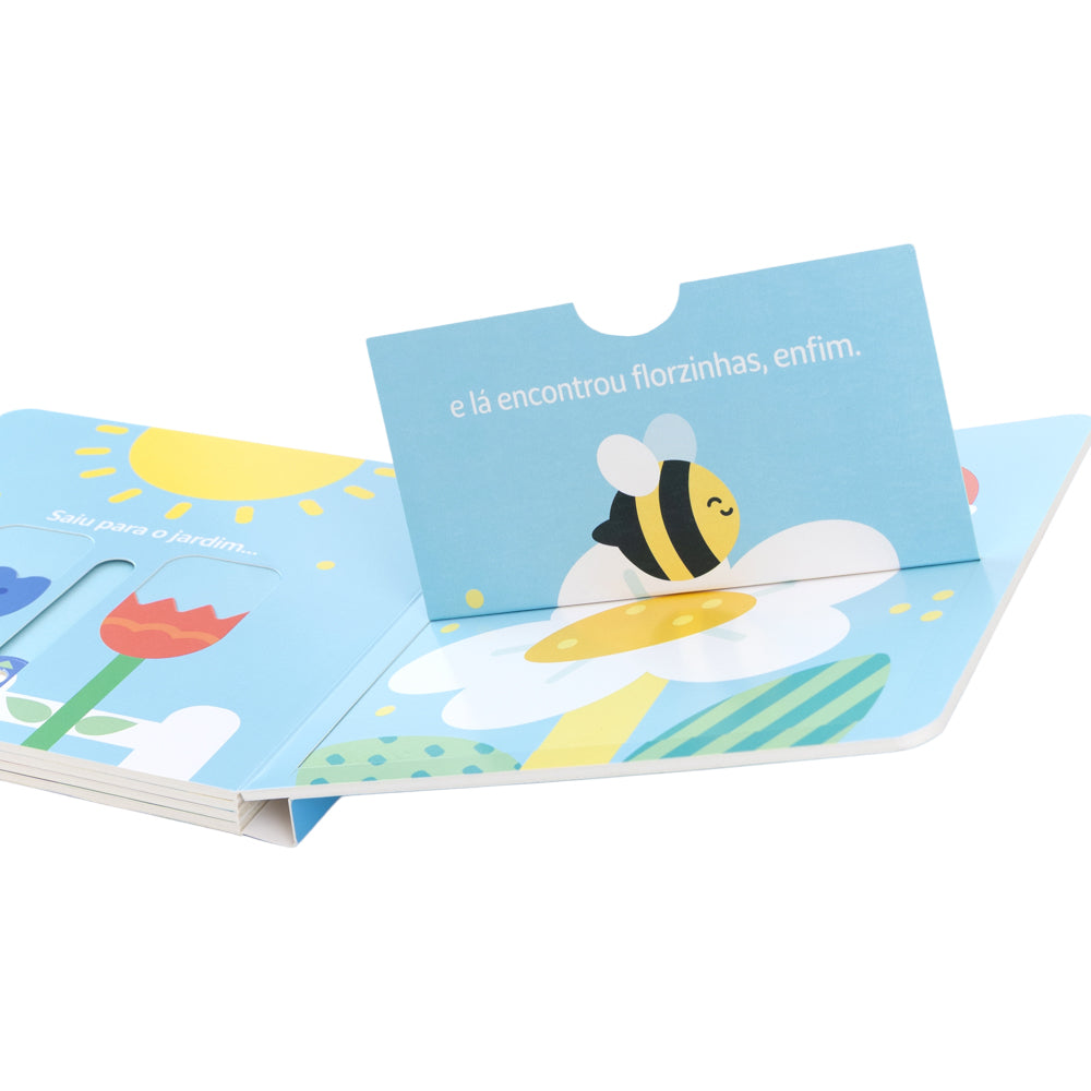 Livro Infantil Educativo Sensorial Buba - Cadê a Senhorita Abelhinha?