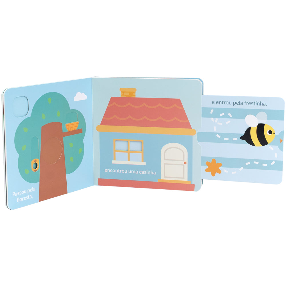 Livro Infantil Educativo Sensorial Buba - Cadê a Senhorita Abelhinha?