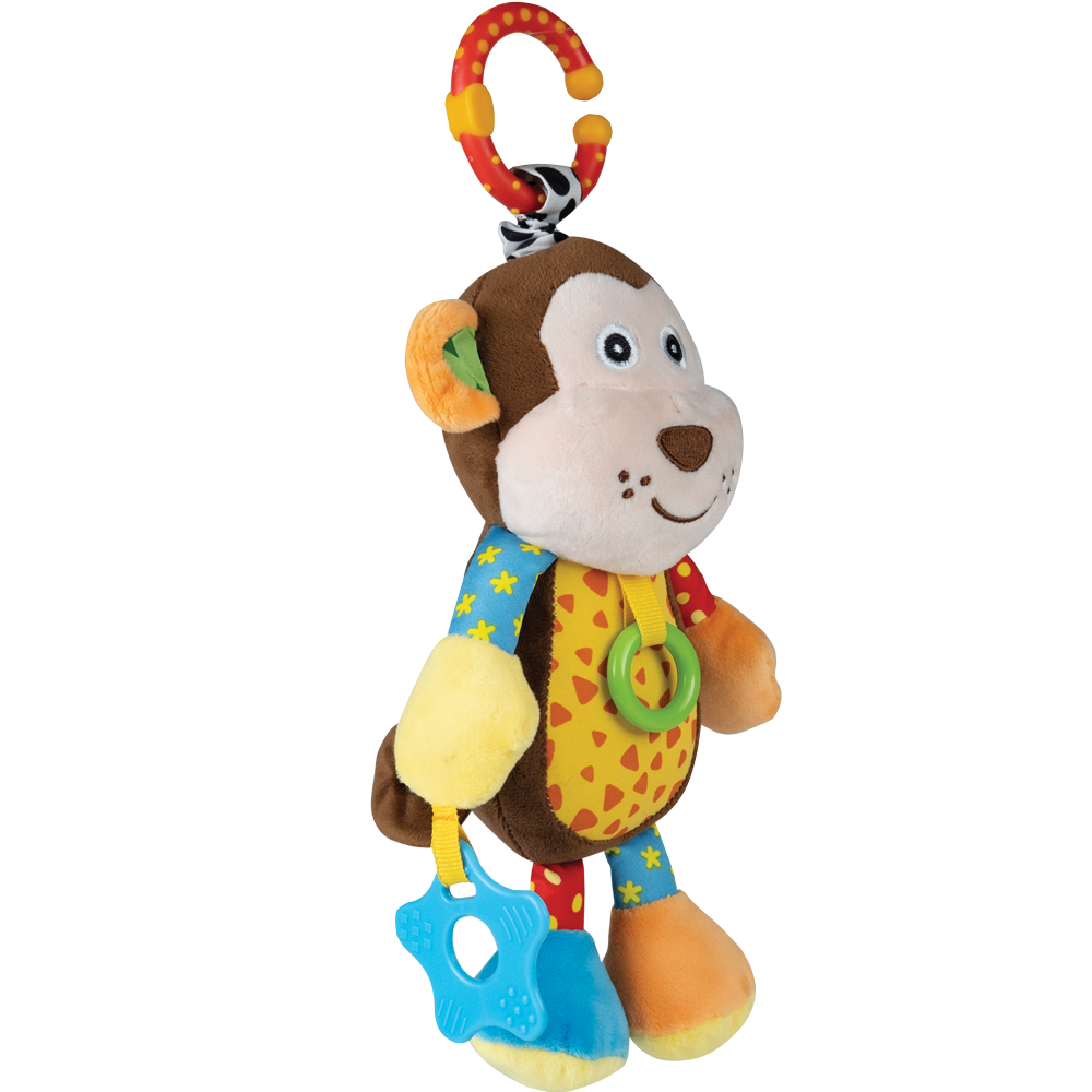 Pelúcia Macaquinho Atividades Treme-Treme da Buba