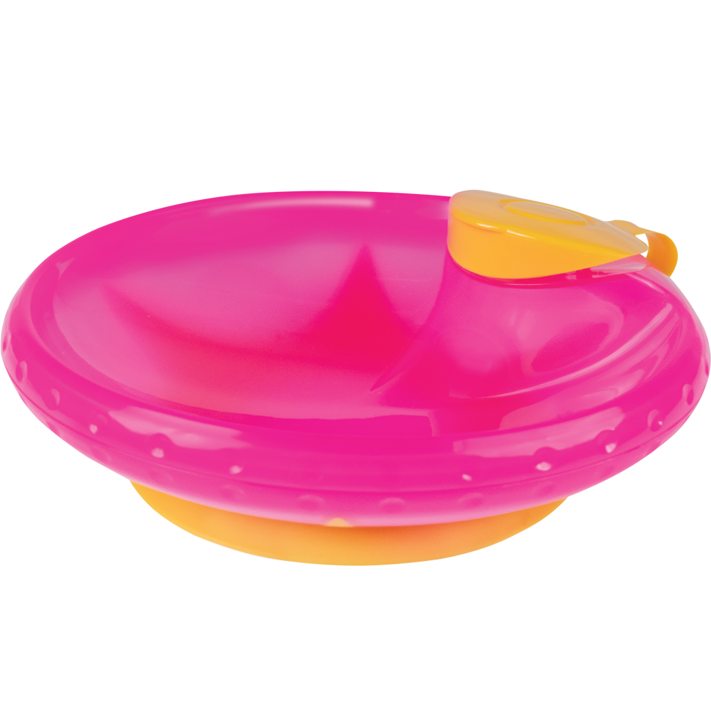 Prato Térmico Buba com Ventosa - Rosa