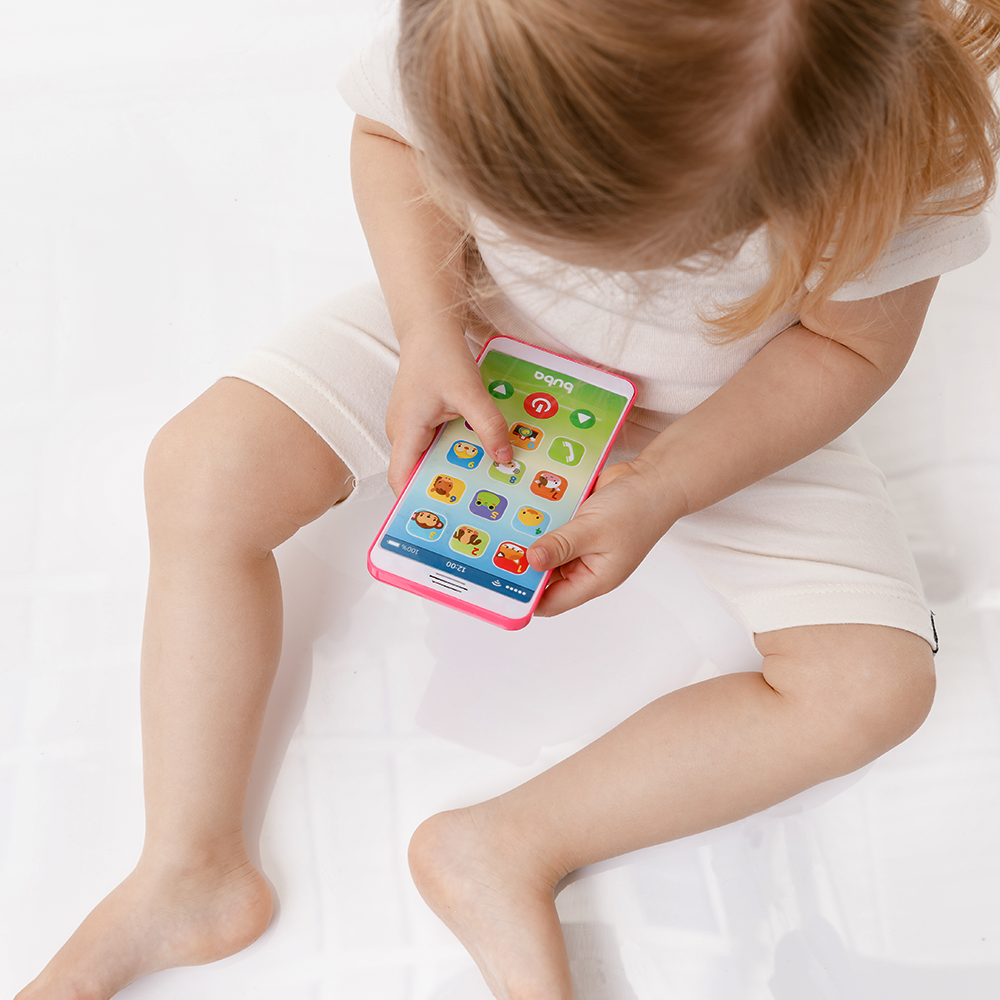 Baby Phone Buba Celular de Brinquedo Rosa