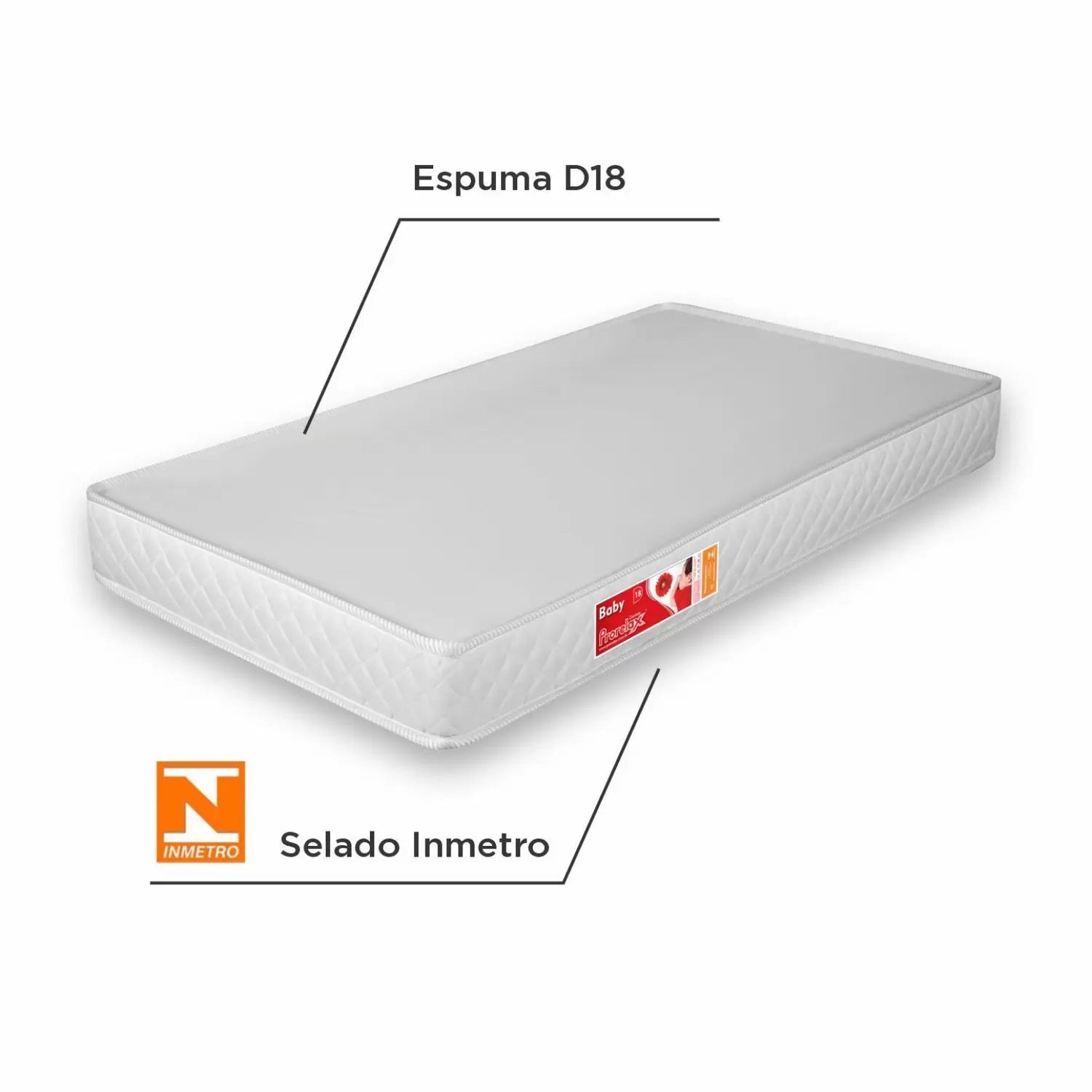 Colchão Para Mini Cama 150x70x12cm - Prorelax