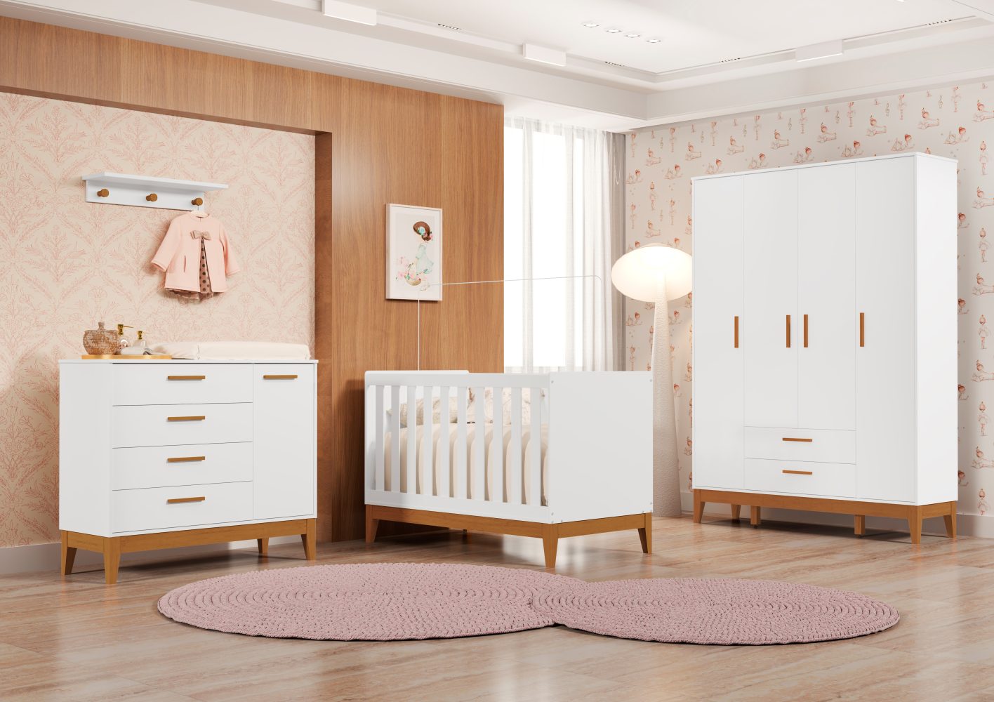 Roupeiro Flip Reller - Branco Fosco