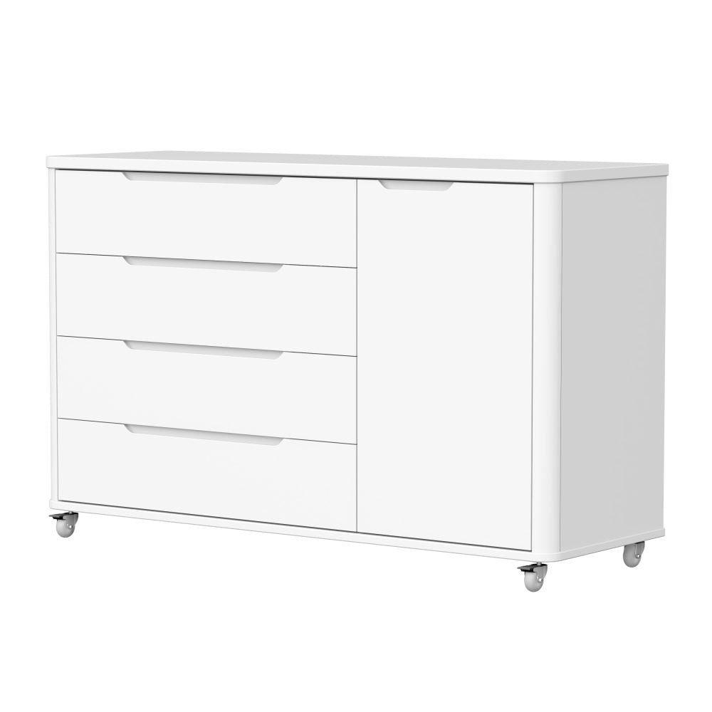 Cômoda Boom Sapateira Wheels Reller - Branco