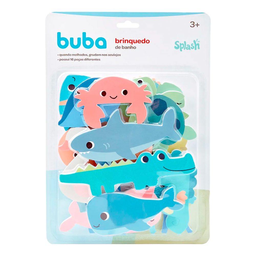 Brinquedo de Banho EVA Splash da Buba - Fundo do Mar
