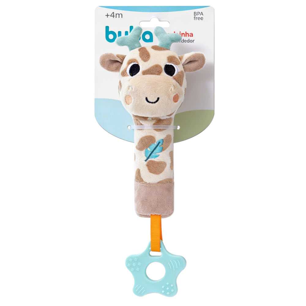 Buzininha Com Mordedor Buba Zoo Girafa