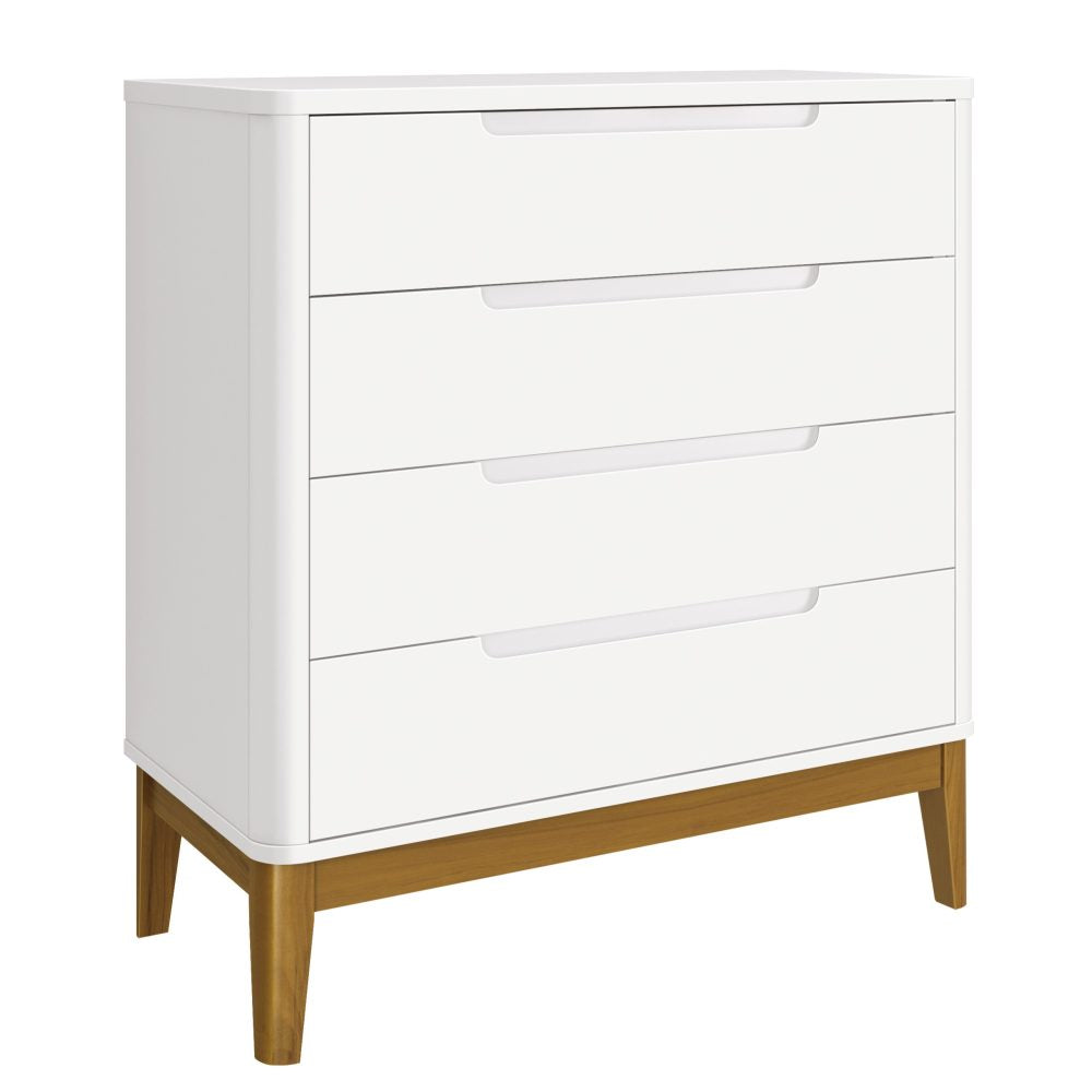 Cômoda Boom 4 Gavetas Reller - Branco Fosco