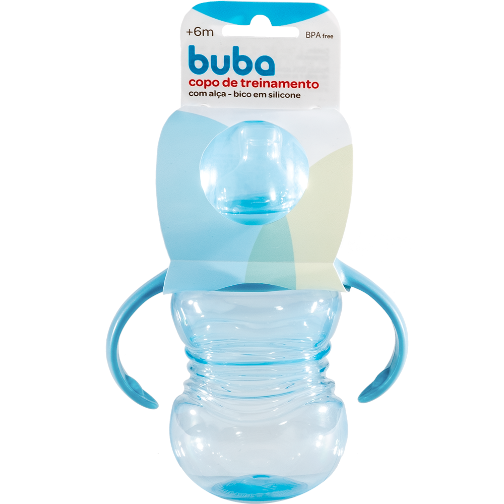 Copo de Treinamento Buba com Alça +6m - Azul