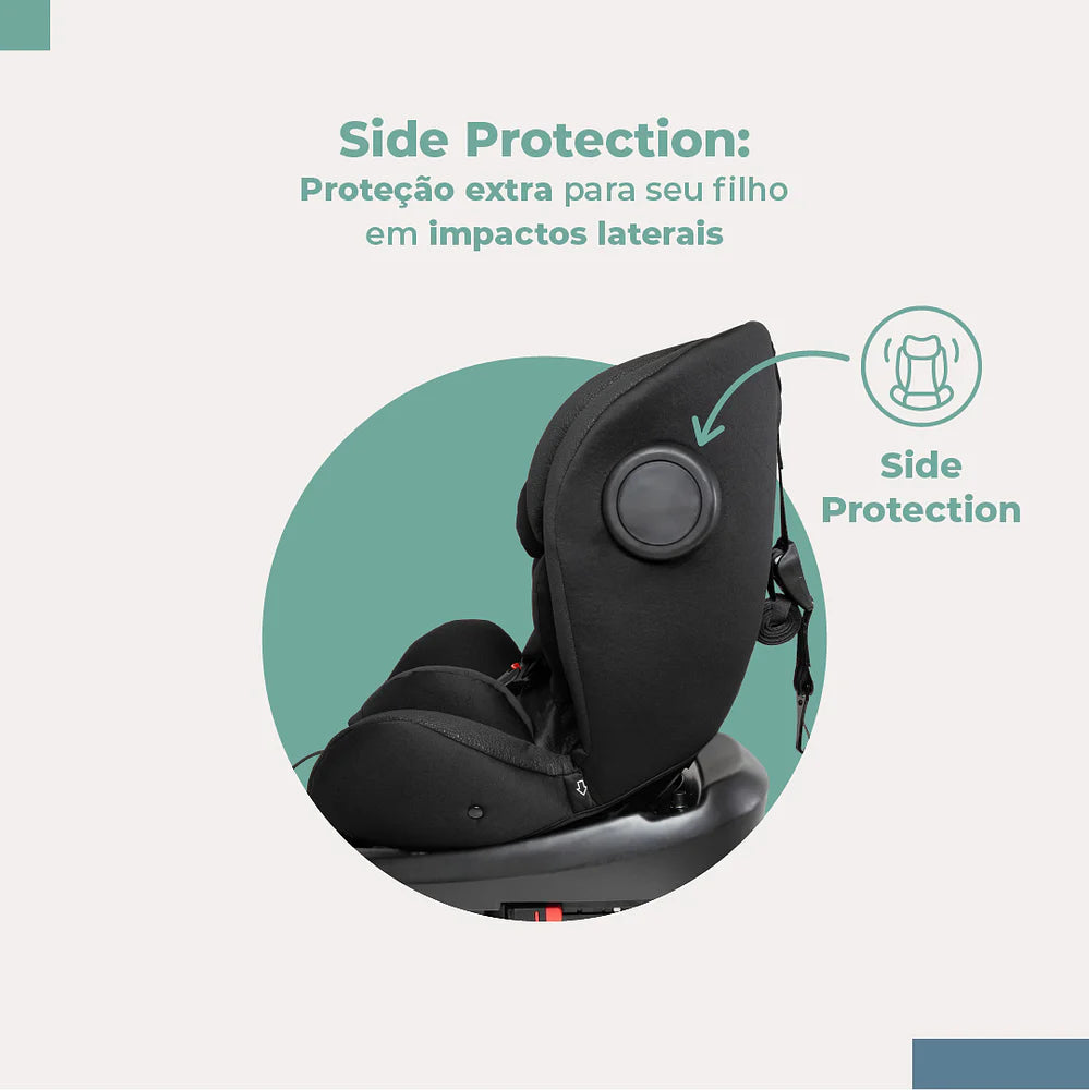 Cadeira para Auto Infanti Para Auto Mundi 360º Preto