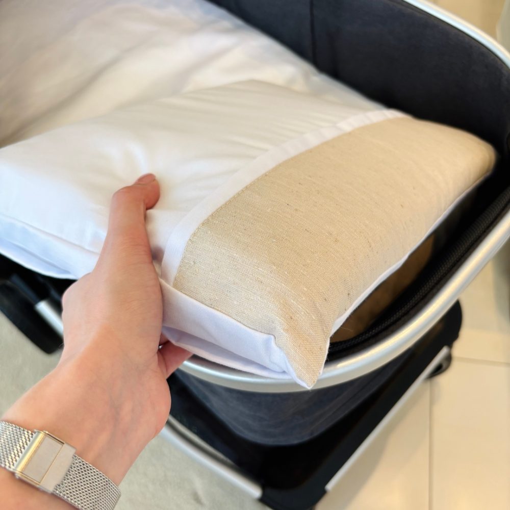 Colchonete para Carrinho com Travesseiro Premium - Azul