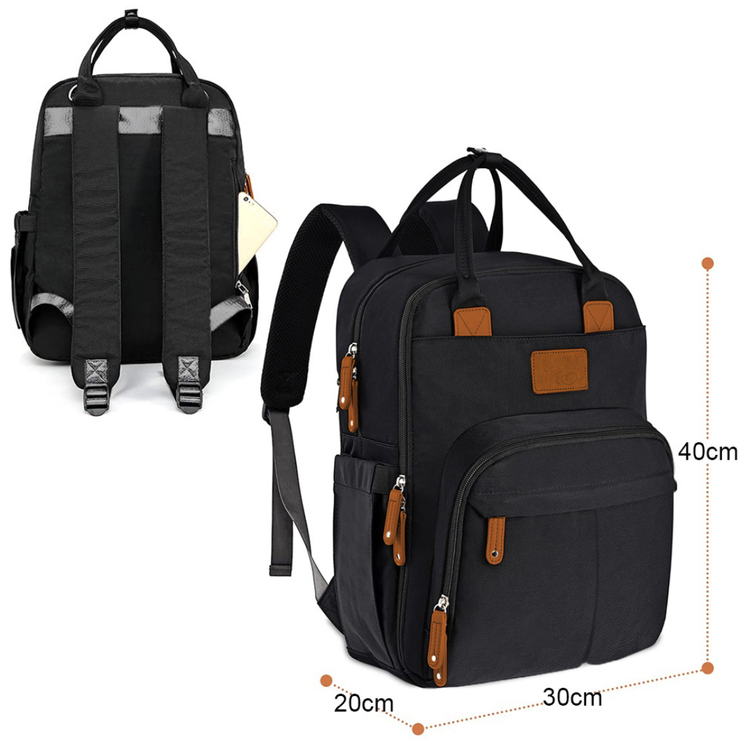 Mochila Maternidade Funcional Alice Preto