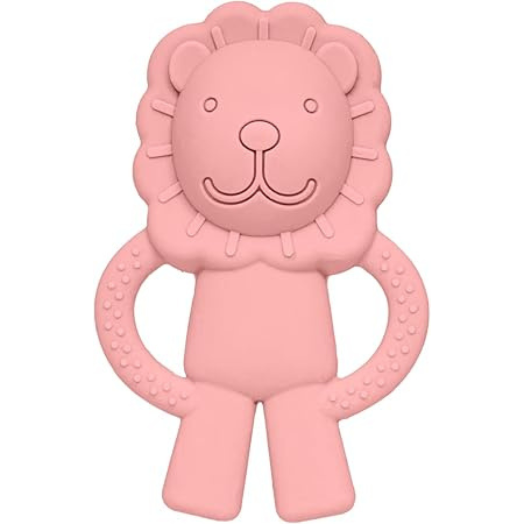 Mordedor em Silicone Leãozinho - Rosa