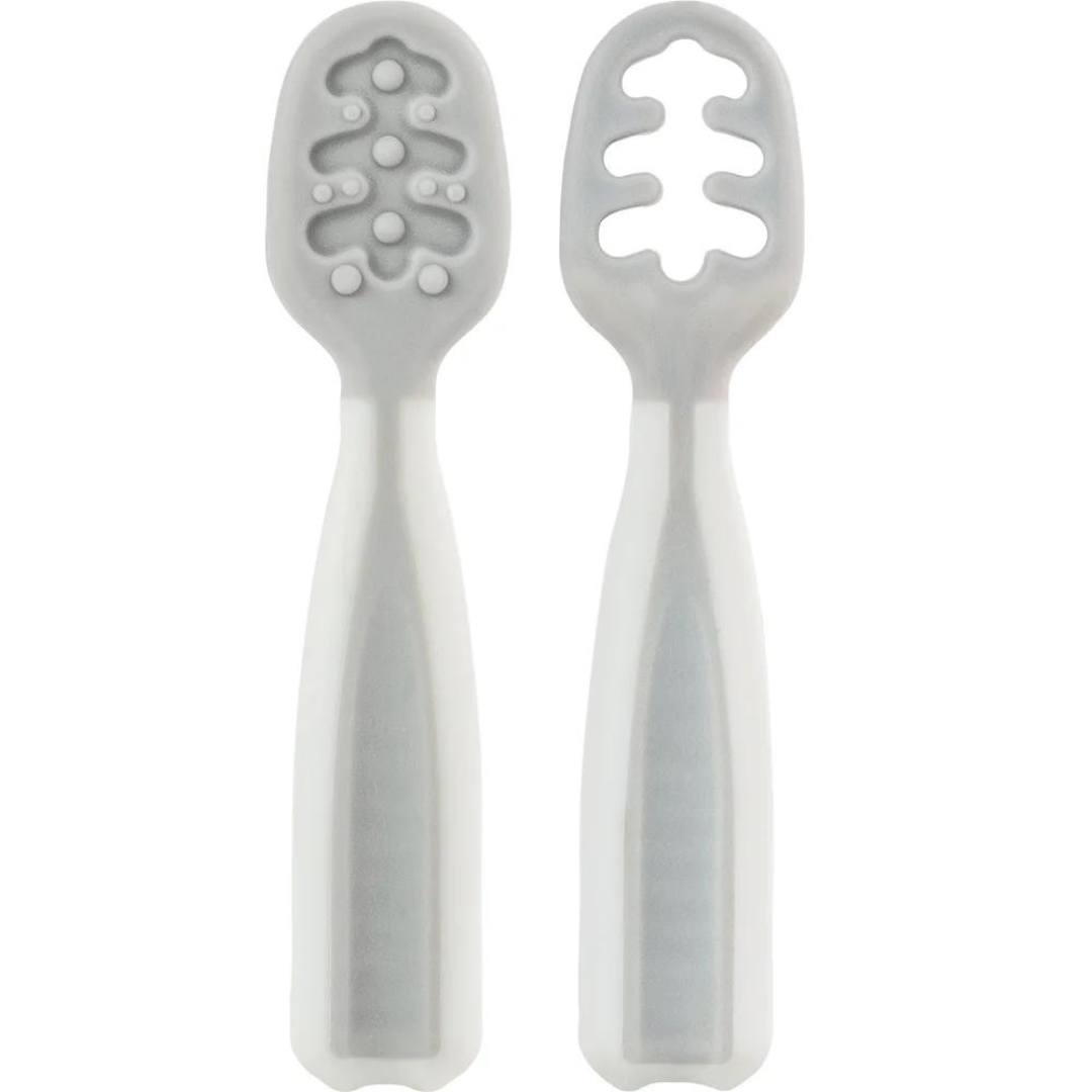 Kit 2 Colheres de Treinamento em Silicone Buba