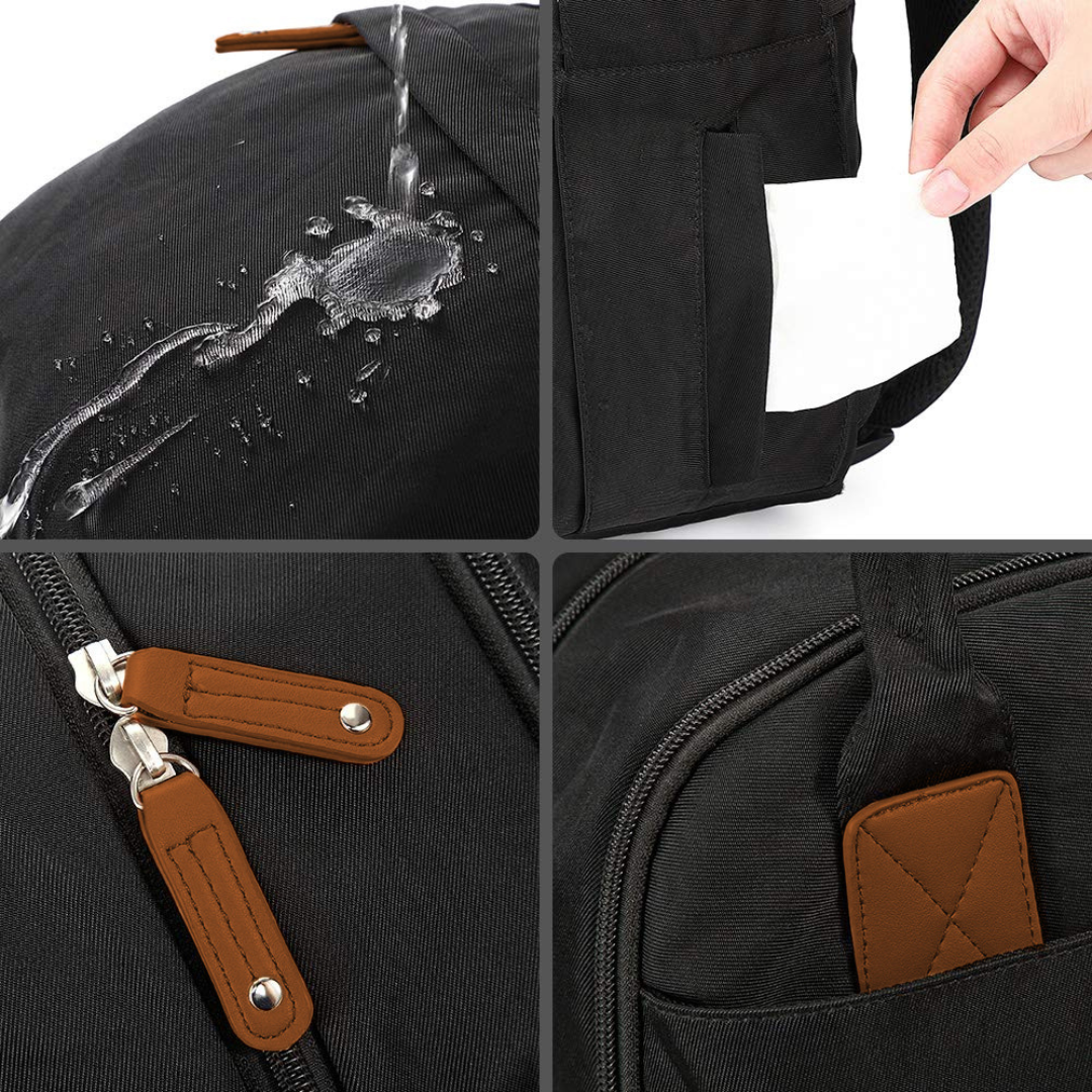 Mochila Maternidade Funcional Alice Preto