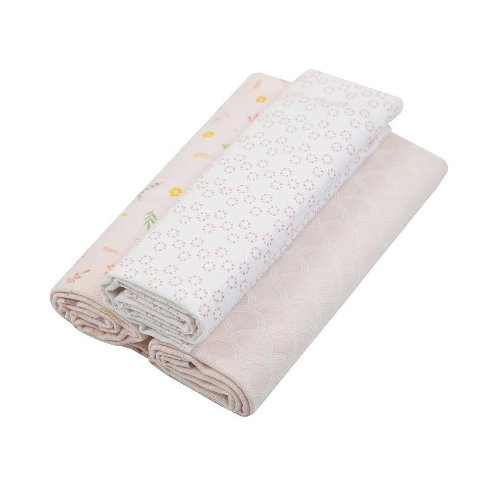 Cueiro Flanelado Compose Estampado 80x80cm - Tulipa