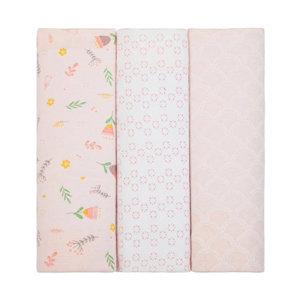 Cueiro Flanelado Compose Estampado 80x80cm - Tulipa