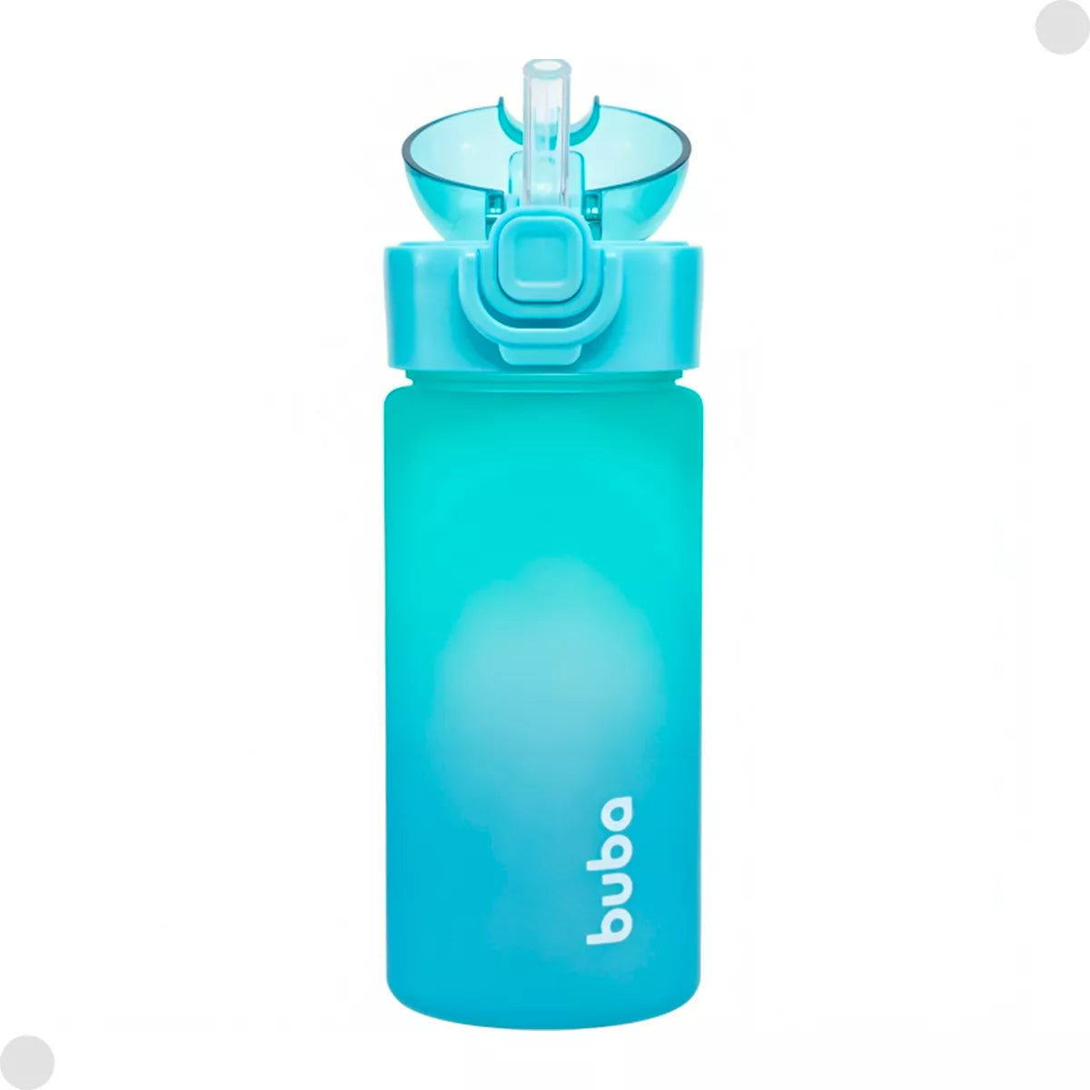 Garrafa Buba Degradê Azul e Verde Antivazamento 450ml