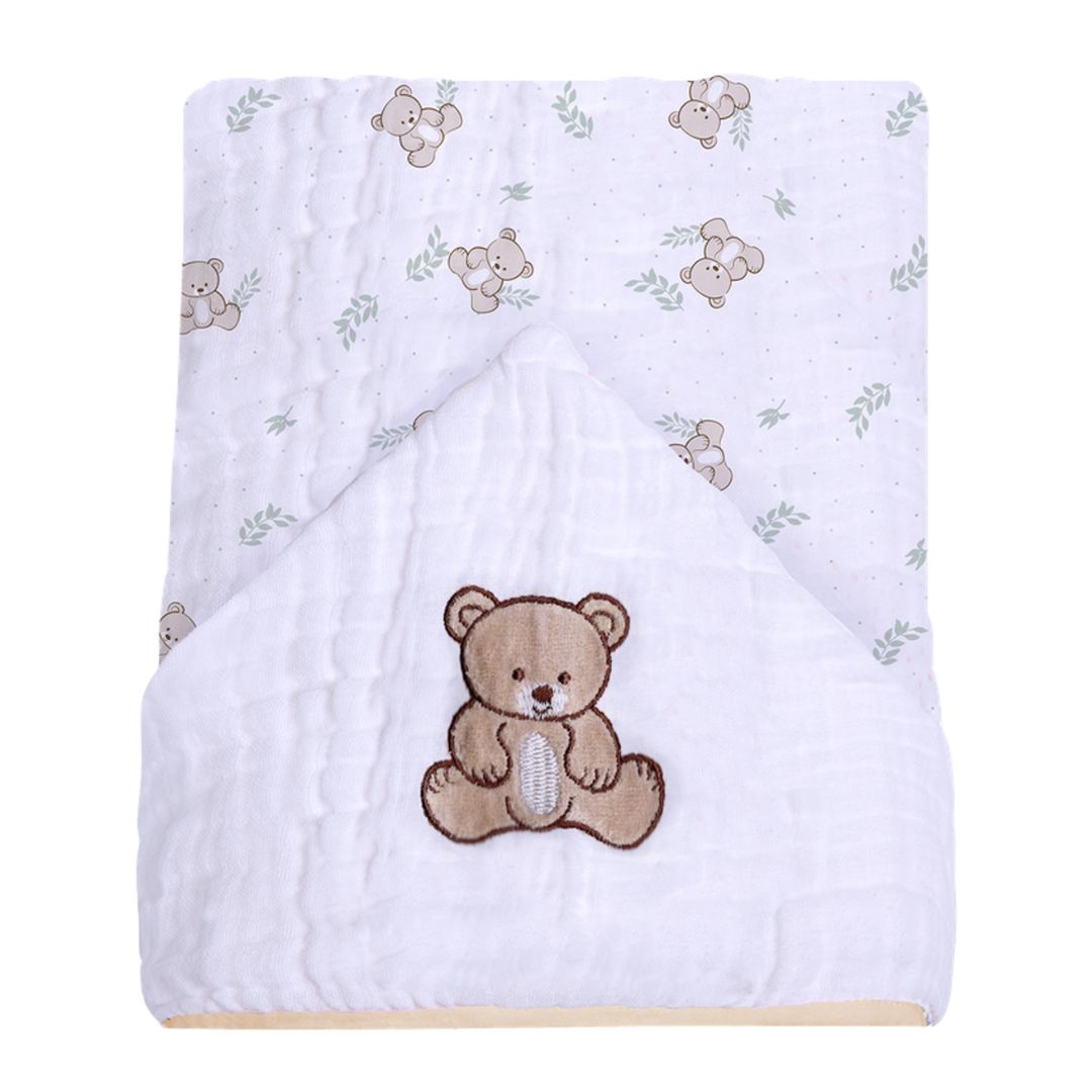 Toalhão de Banho Papi Soft Premium 1,05cm X 85cm - Ursinho