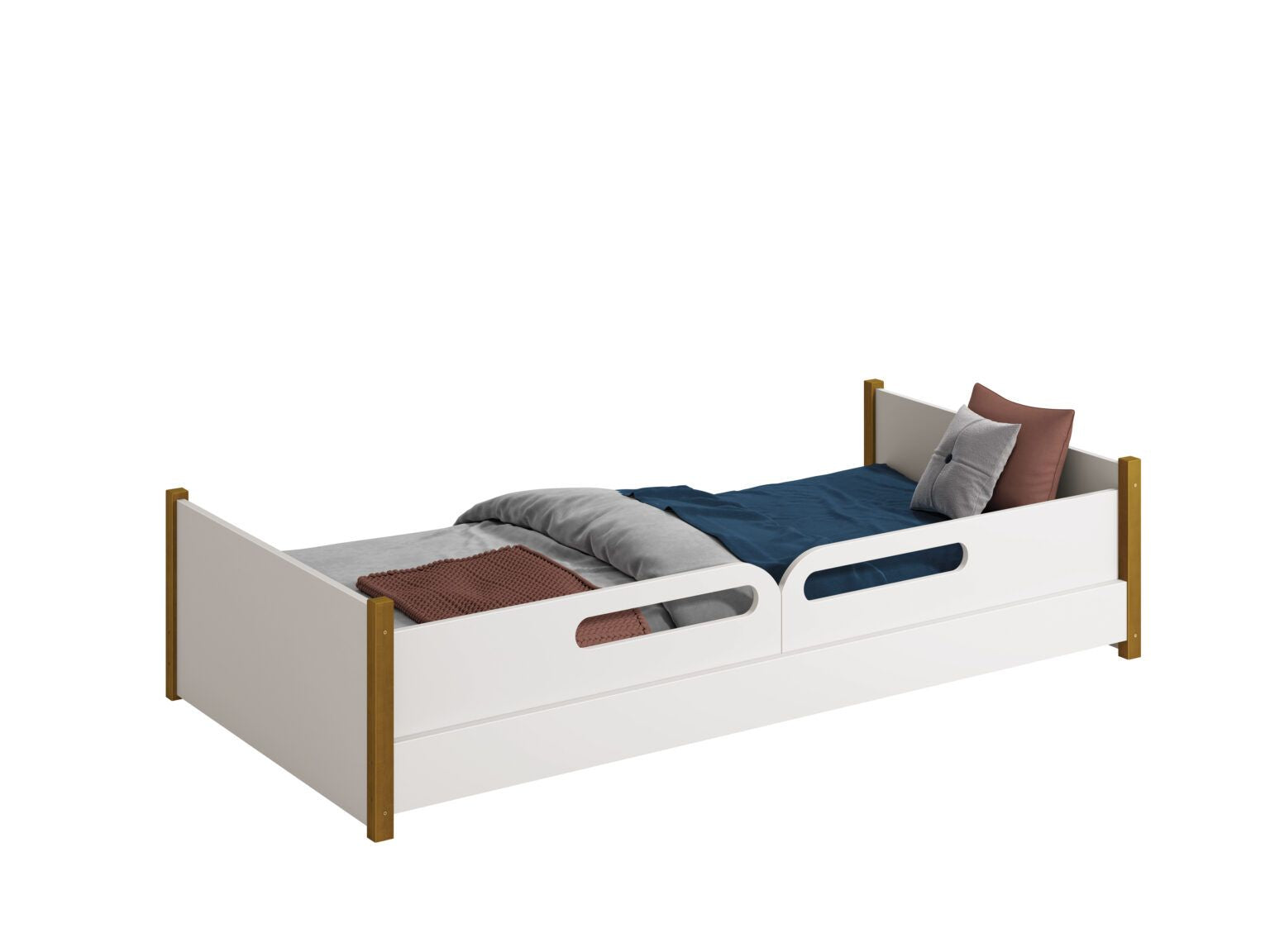 Cama Evolutiva Ravi - Branco Fosco