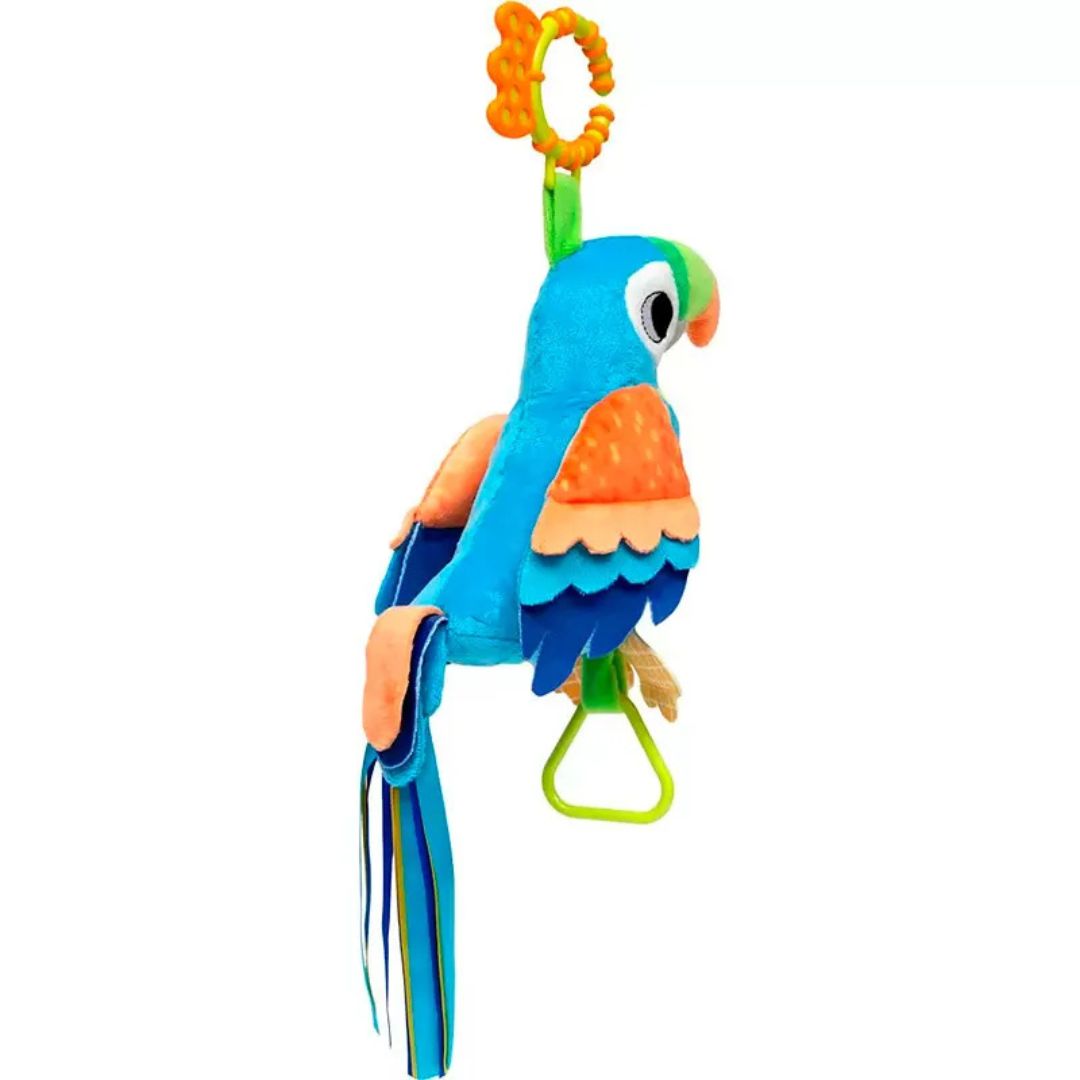 Brinquedo Bebê Papagaio de Pelúcia Didi Buba