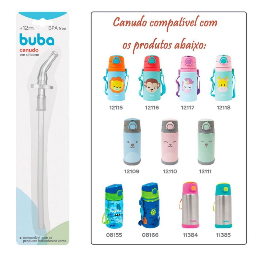 Canudo Repositor em Silicone