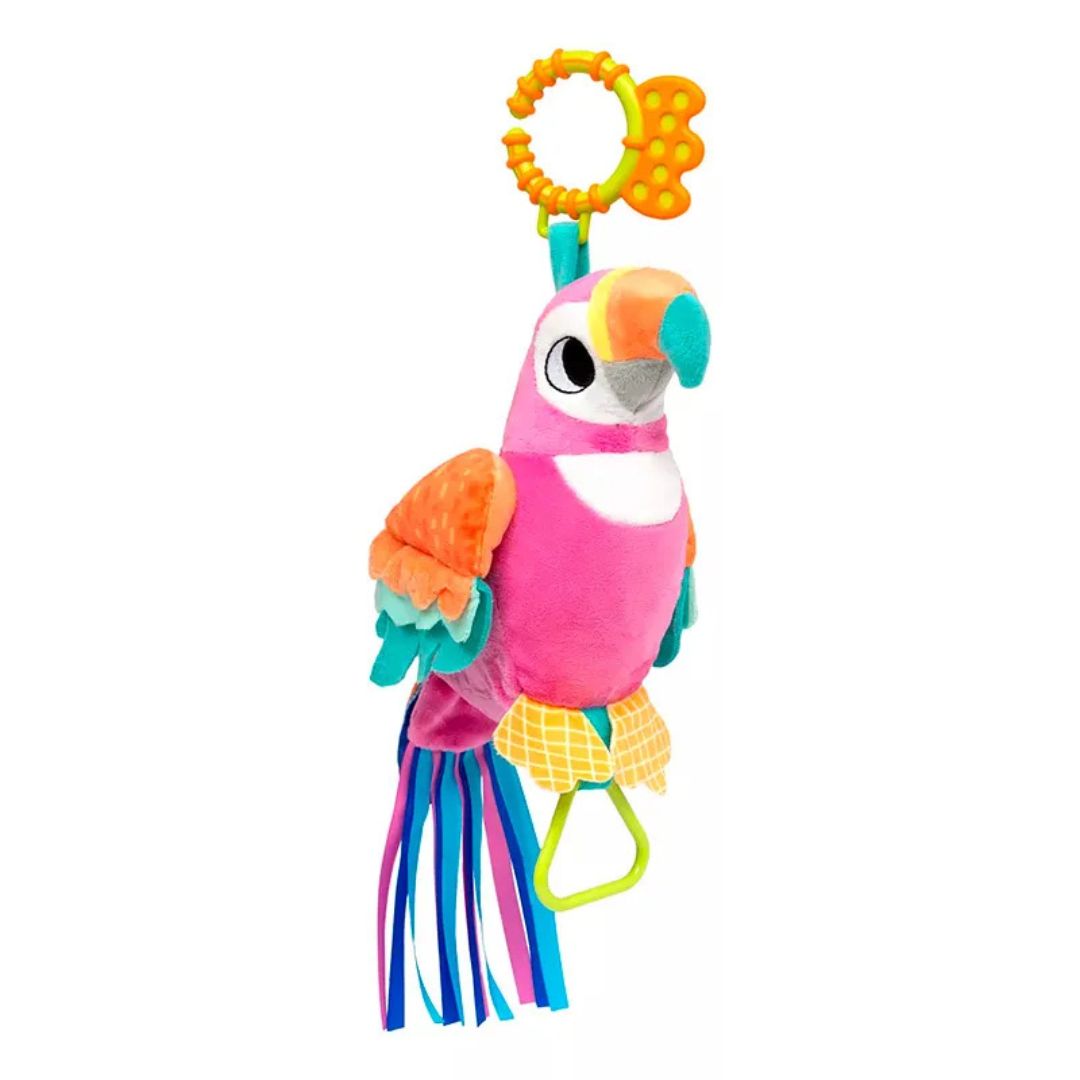Brinquedo Bebê Papagaia de Pelúcia Laila Buba