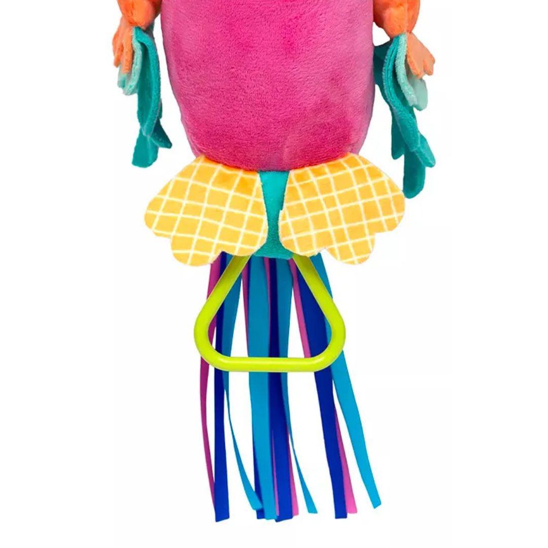 Brinquedo Bebê Papagaia de Pelúcia Laila Buba