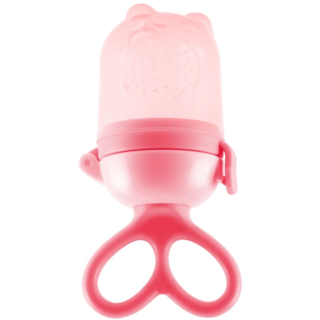 Porta Frutinhas Sugador em Silicone - Buba Rosa