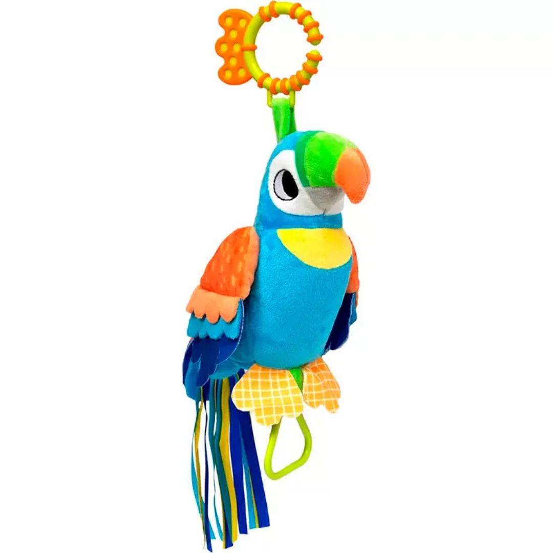 Brinquedo Bebê Papagaio de Pelúcia Didi Buba