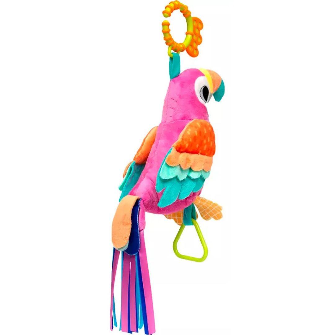 Brinquedo Bebê Papagaia de Pelúcia Laila Buba