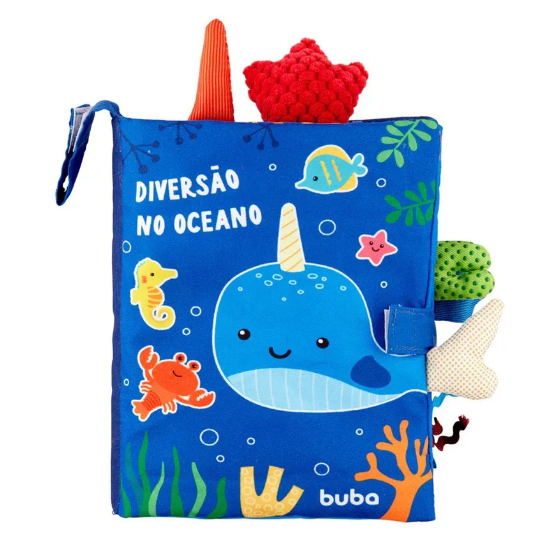 Livro de Atividades Sensorial Fundo do Mar - Buba