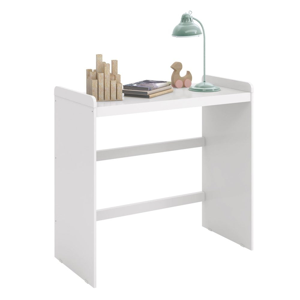 Mini Berço Zain 3 em 1 Com Colchão Reller - Branco Fosco