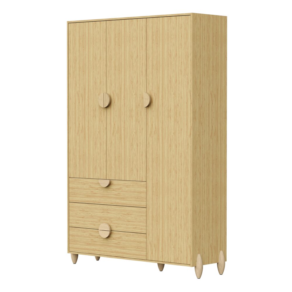 Roupeiro Gracia Infantil Reller - Naturale