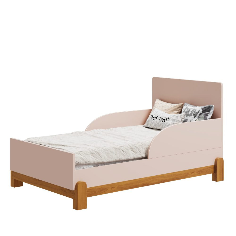 Berço Lotus Liso Reller - Rosa Fosco