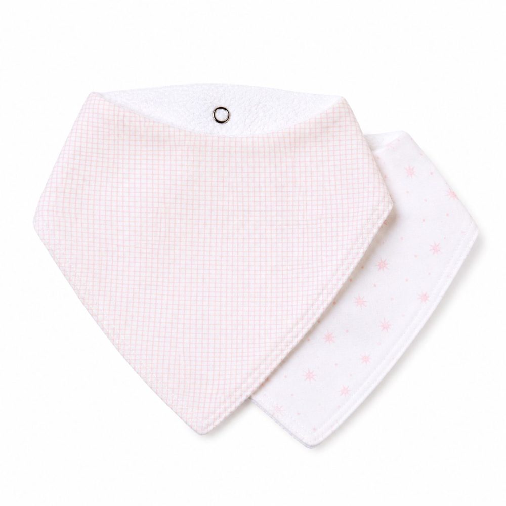 Kit Babador Bandana Papi 100% Algodão - Linho Rosa