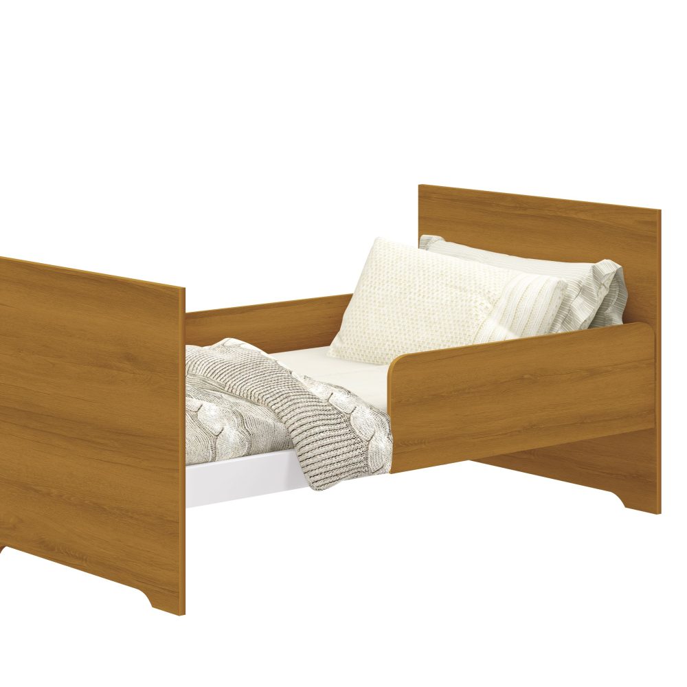 Berço Evolution Reller - Branco Fosco com Savana