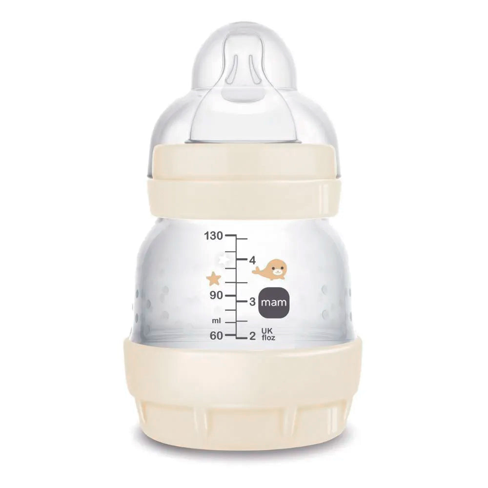Mamadeira Mam Easy Start Anticólica 130ml - Bege