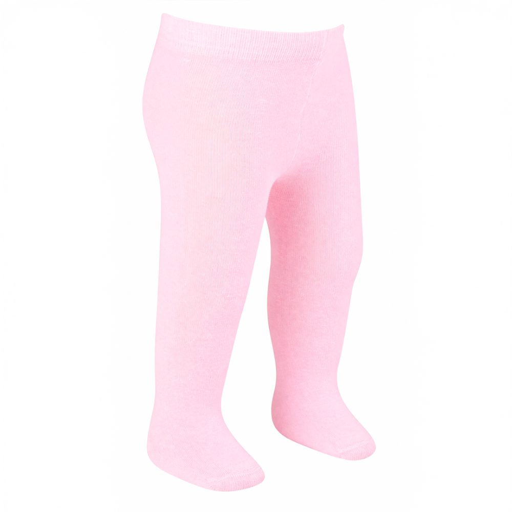 Meia Calça Infantil em Algodão Rosa