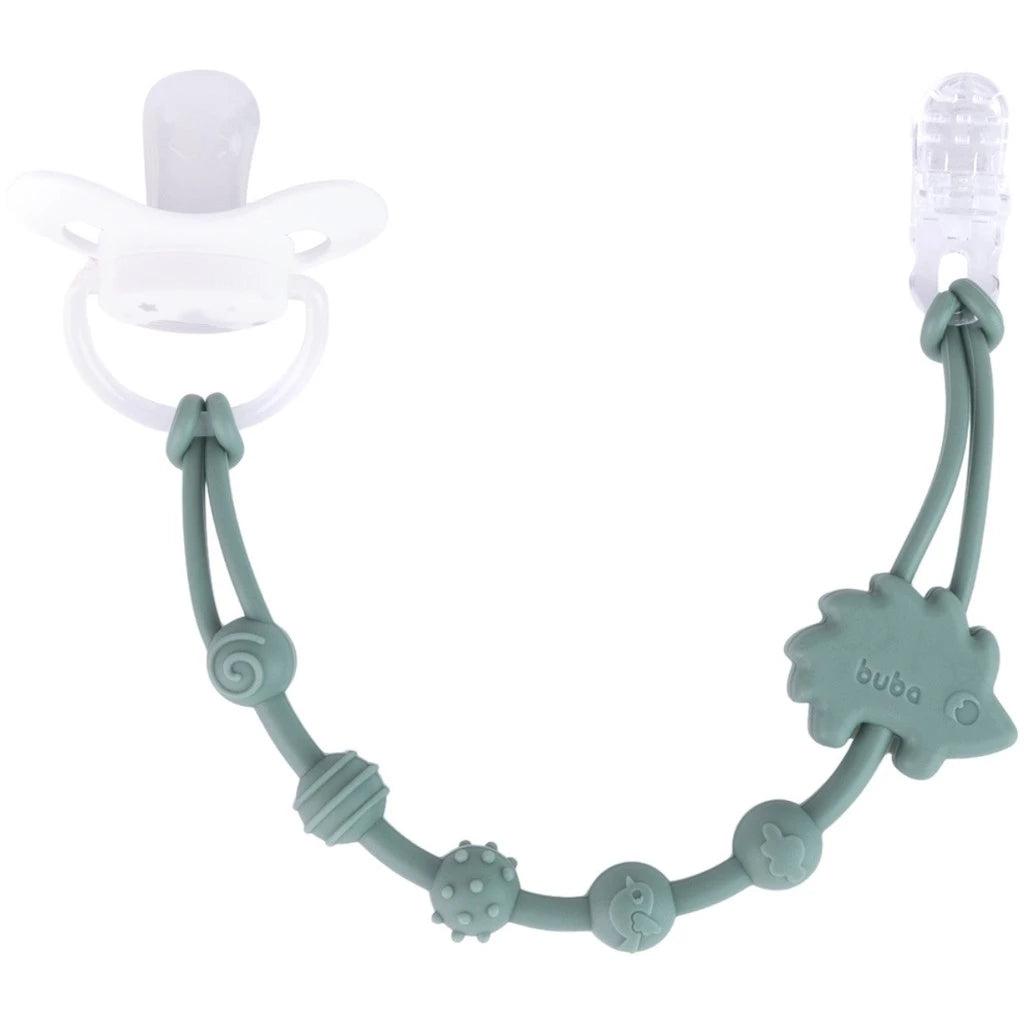 Prendedor De Chupeta em Silicone Cloudy Buba Porco Espinho