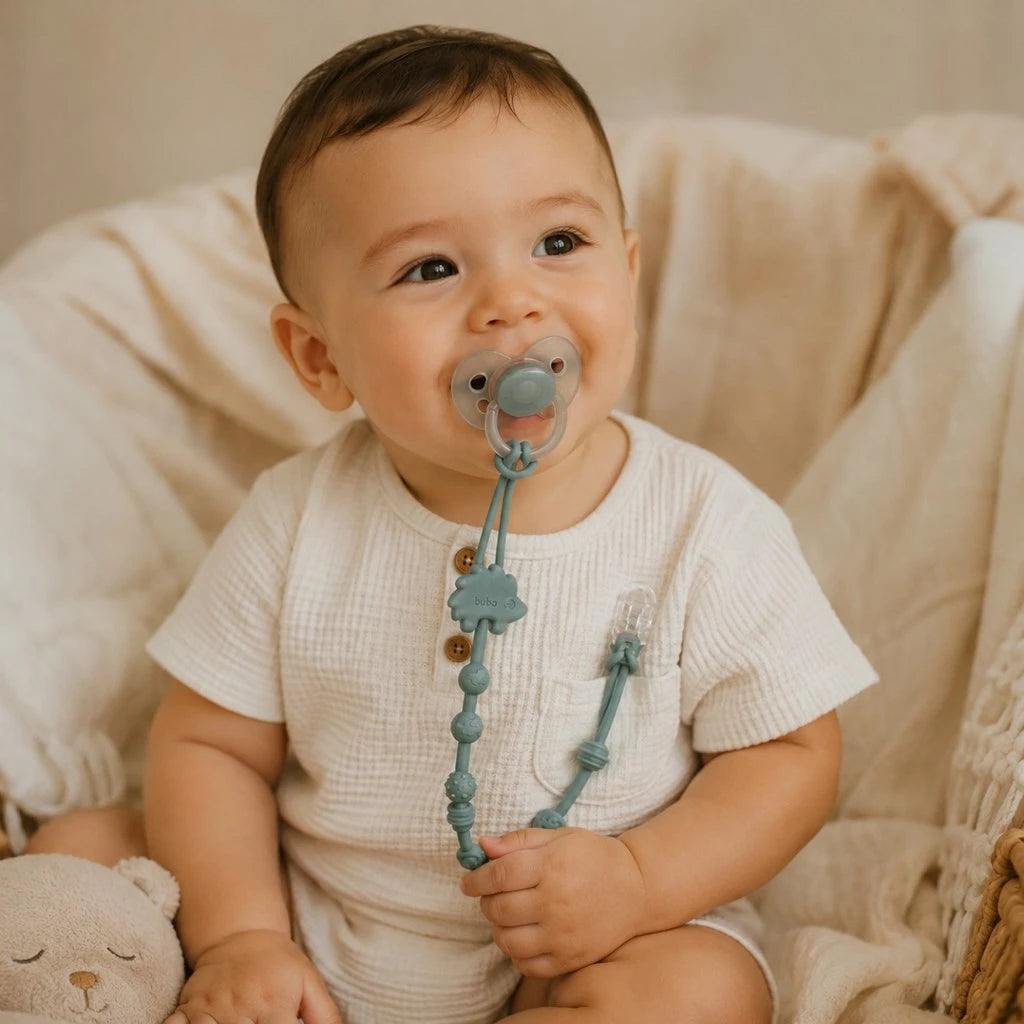 Prendedor De Chupeta em Silicone Cloudy Buba Porco Espinho